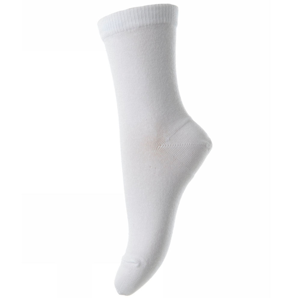 MP Denmark Cotton Ankle Socks - White - Sustainable School Uniform