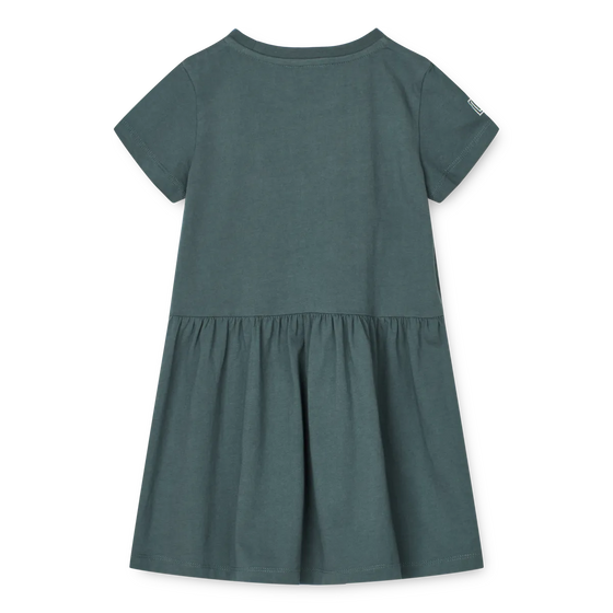 Liewood Lima Organic Jersey Dress - Whale Blue