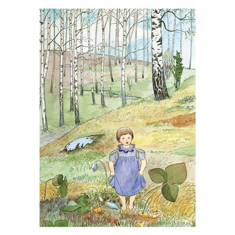 Elsa Beskow - Blasippan Poster