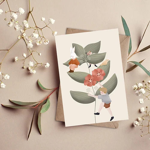 Atelier Oranger Climbing Plants Postcard