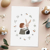 Atelier Oranger Cuddly Rabbit Postcard
