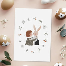 Atelier Oranger Cuddly Rabbit Postcard