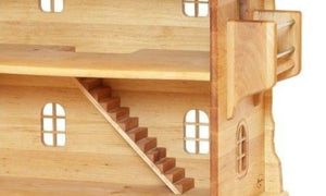 Drewart Doll House w/ Natural Roof