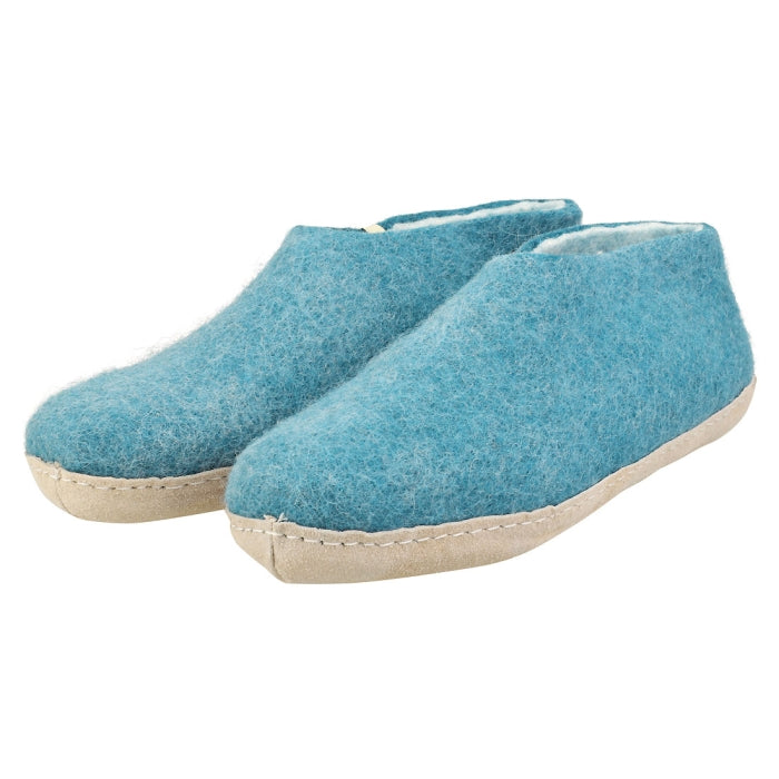 egos Copenhagen Slipper Shoe - Sea Blue