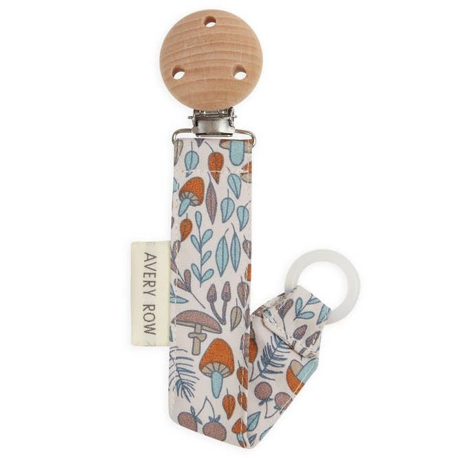 Avery Row Pacifier Holder Strap - Woodland Walk