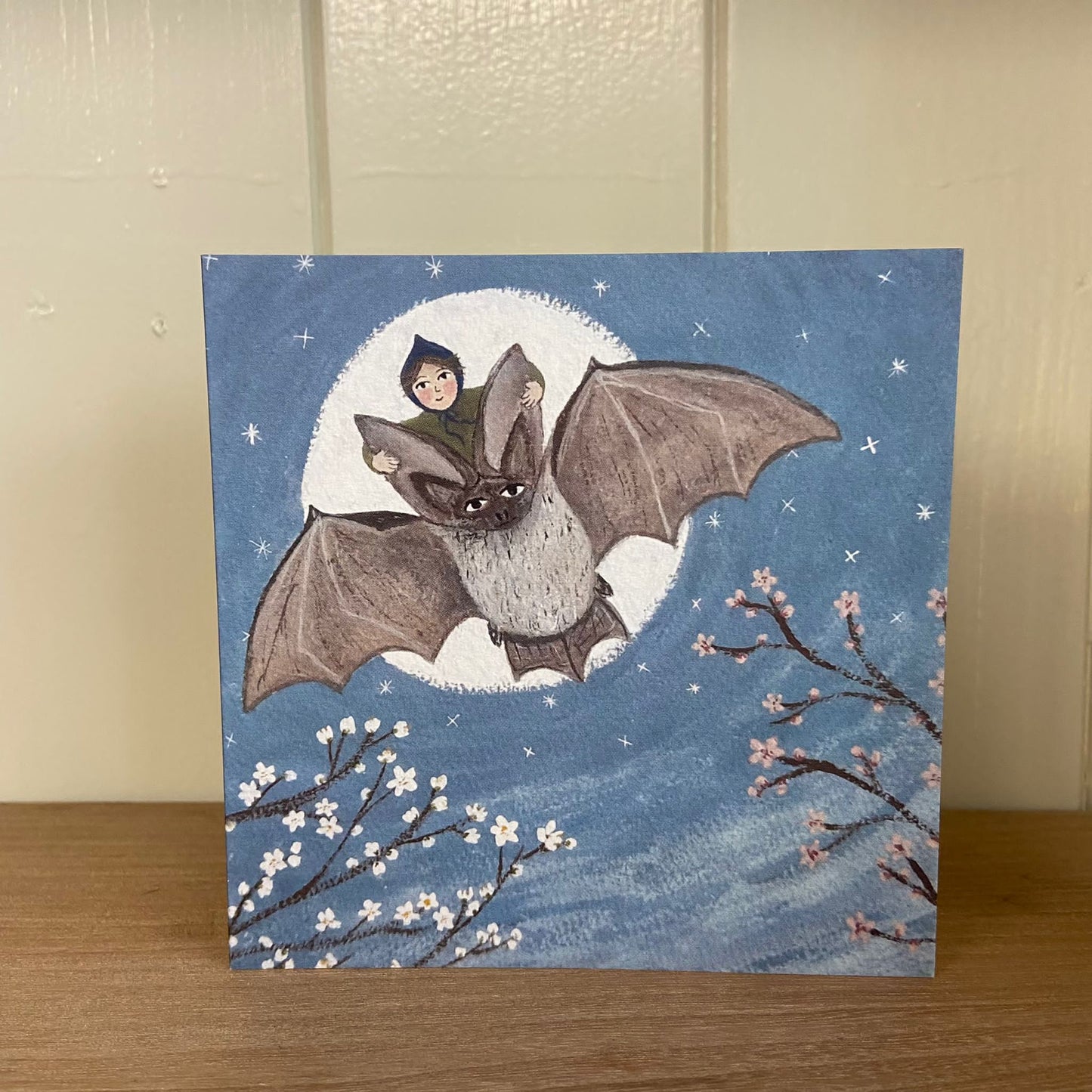 Night Flight Greetings Card