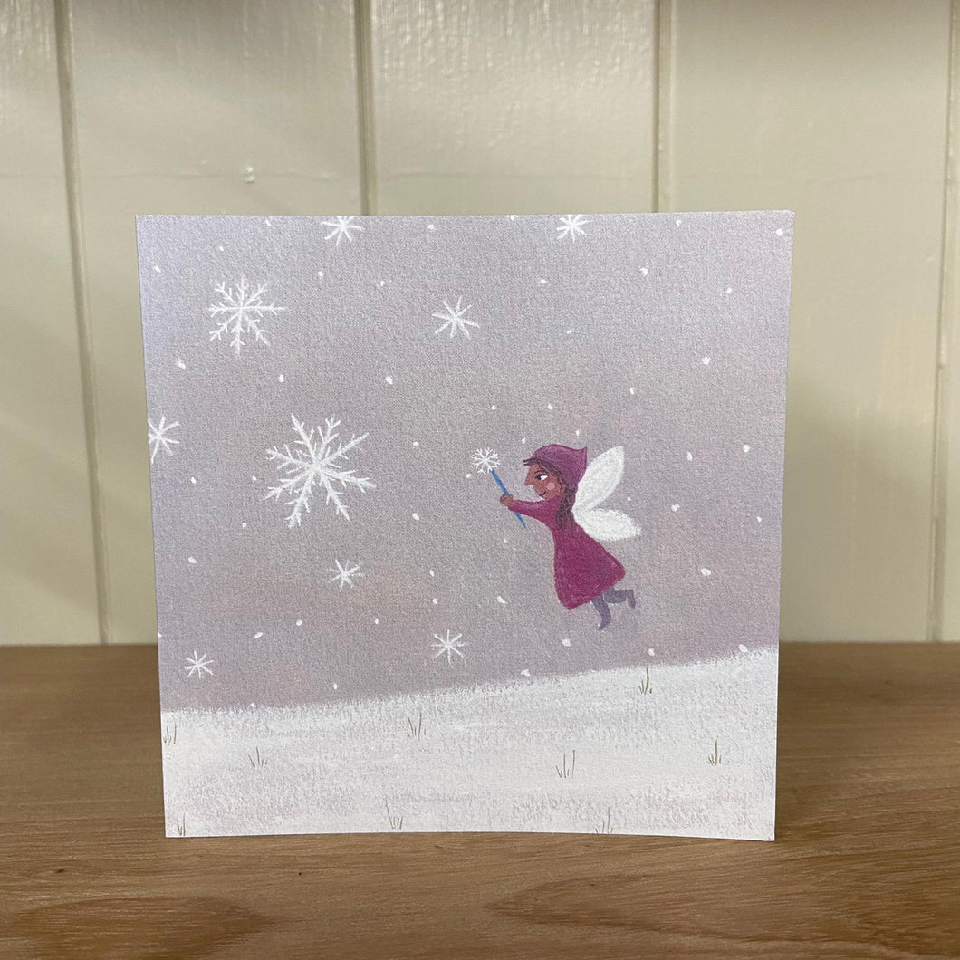 Lydia Mae Design Snow Fairy Card