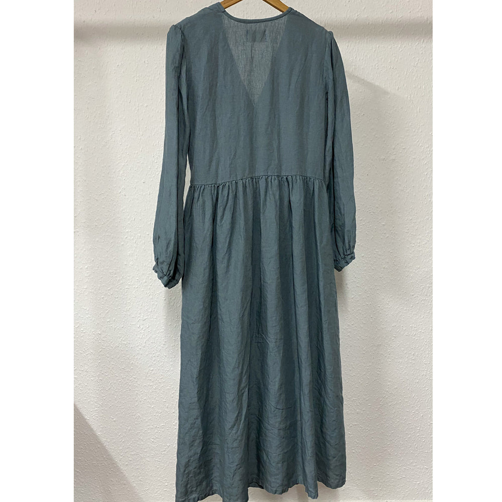 
                      
                        Women's Long Sleeve Ramona Wrap Dress - Dusty Blue
                      
                    