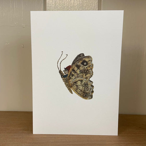 Butterfly Ride Greetings Card
