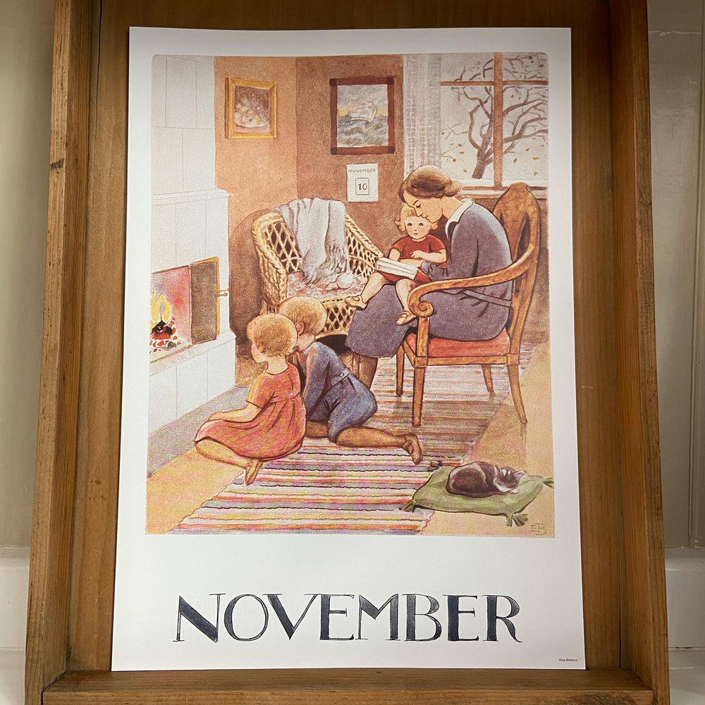 
                      
                        Elsa Beskow Seasonal A4 Poster (Single)
                      
                    