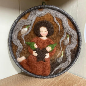 Mother Earth Felt Picture