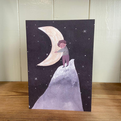 Lydia Mae Design Hug The Moon Card