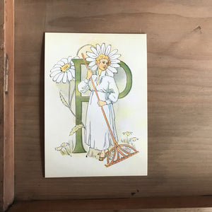 Ottilia Adelborg Alphabet Postcards (Single)