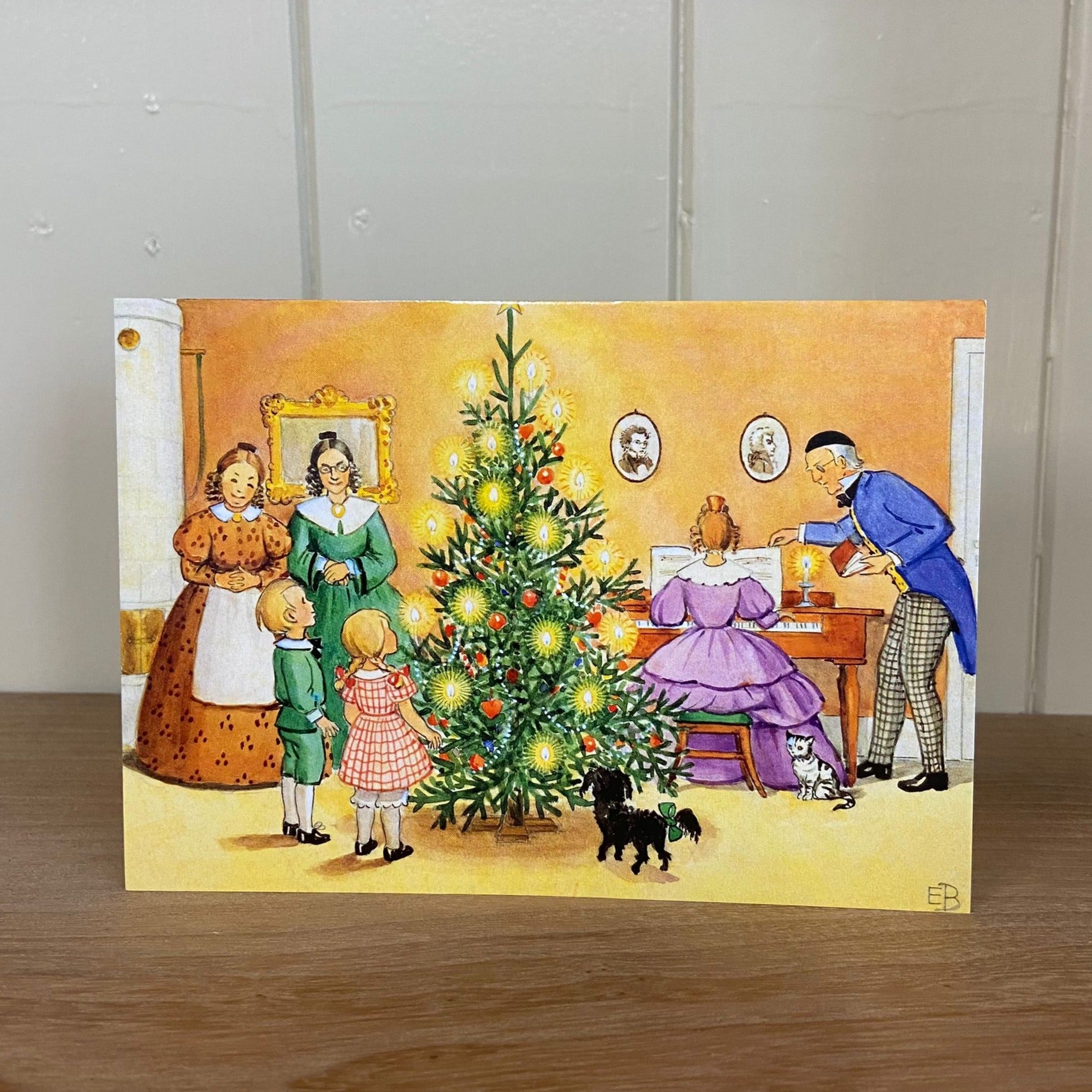 Elsa Beskow Postcard, Peter and Lotta's Christmas SMALLFOLK