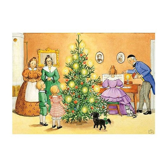 Elsa Beskow Postcard, Peter and Lotta's Christmas