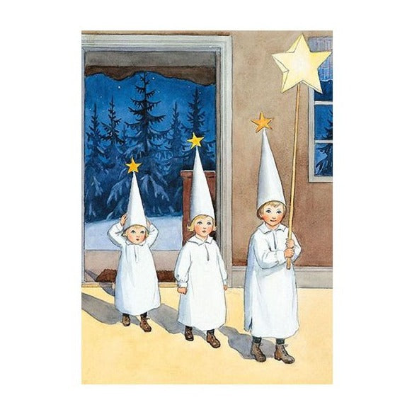 
                      
                        Elsa Beskow Postcard, The Star Boys
                      
                    